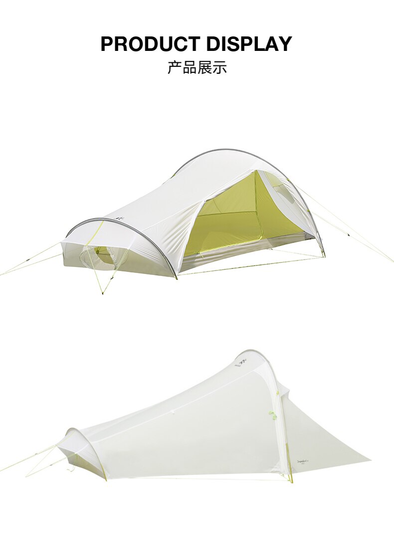 Cheap Goat Tents Kailas Outdoor Climbing Dragonfly Tunnel Tent Super light waterproof hiking outdoor camping double tent   